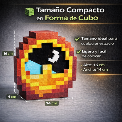 Reloj de Cubo Gamer